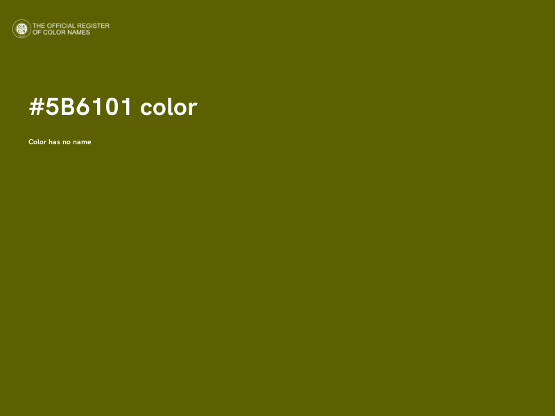 #5B6101 color image