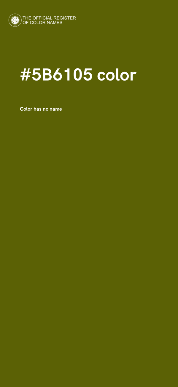 #5B6105 color image