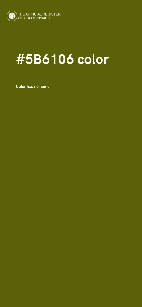 #5B6106 color image