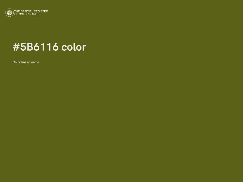 #5B6116 color image