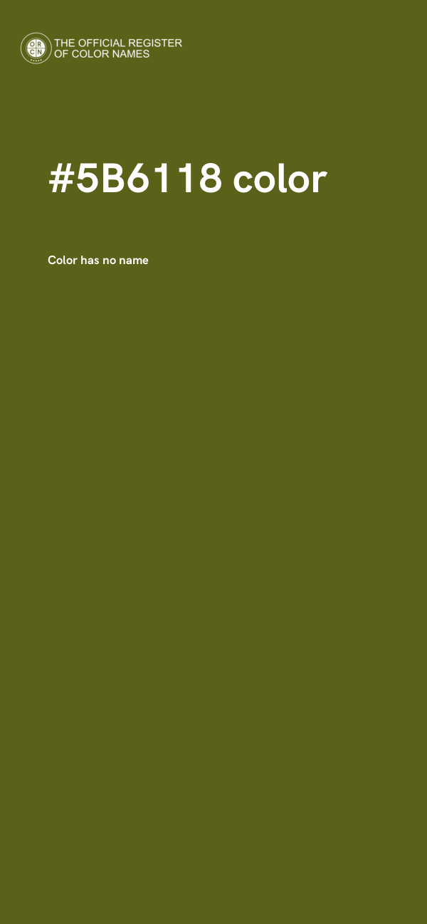#5B6118 color image