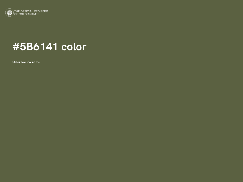 #5B6141 color image