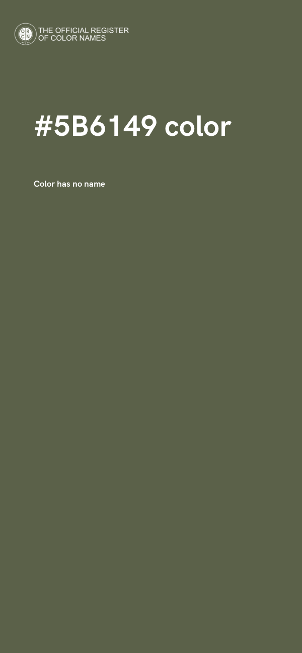 #5B6149 color image