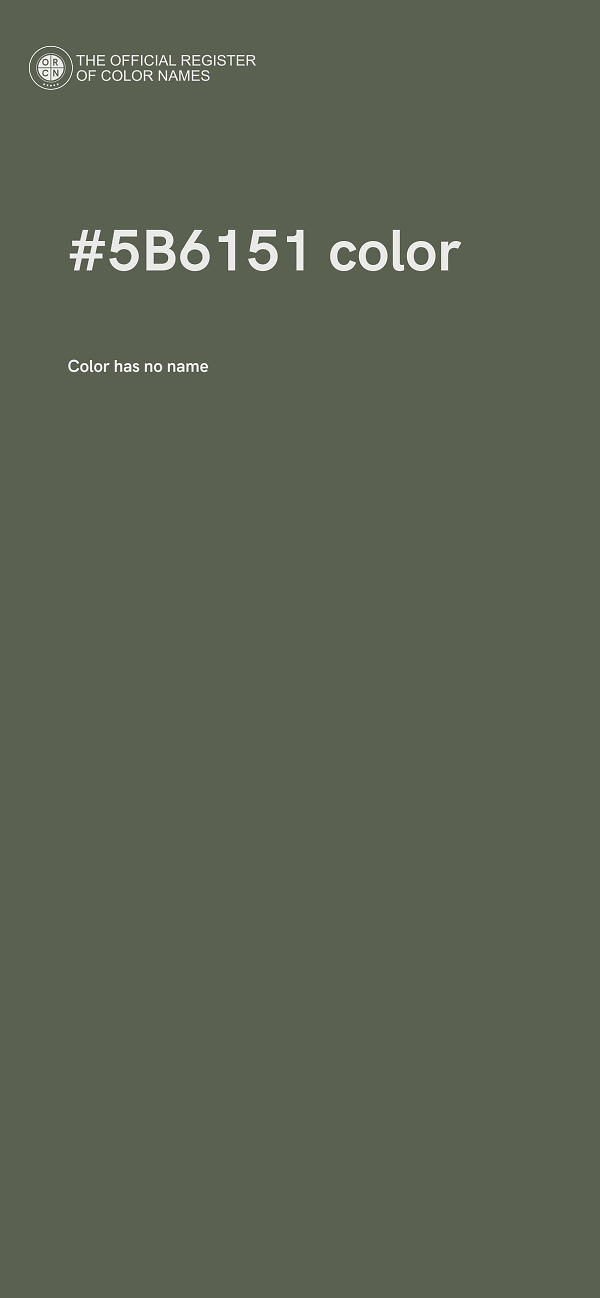 #5B6151 color image