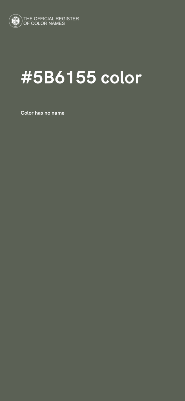 #5B6155 color image