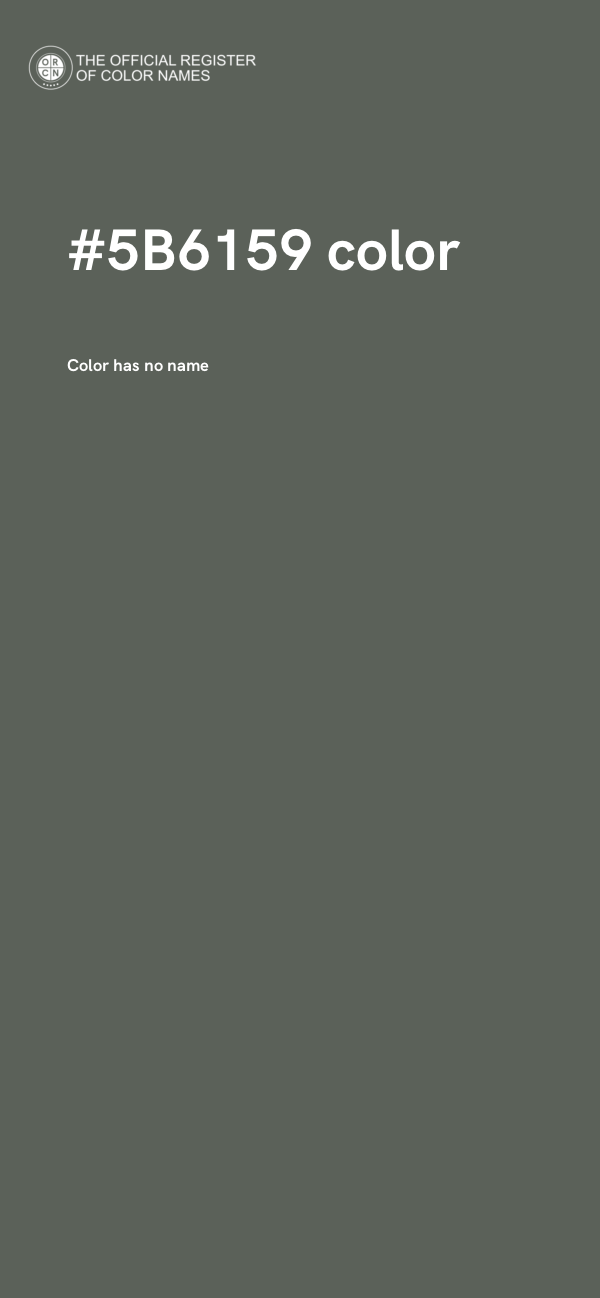 #5B6159 color image