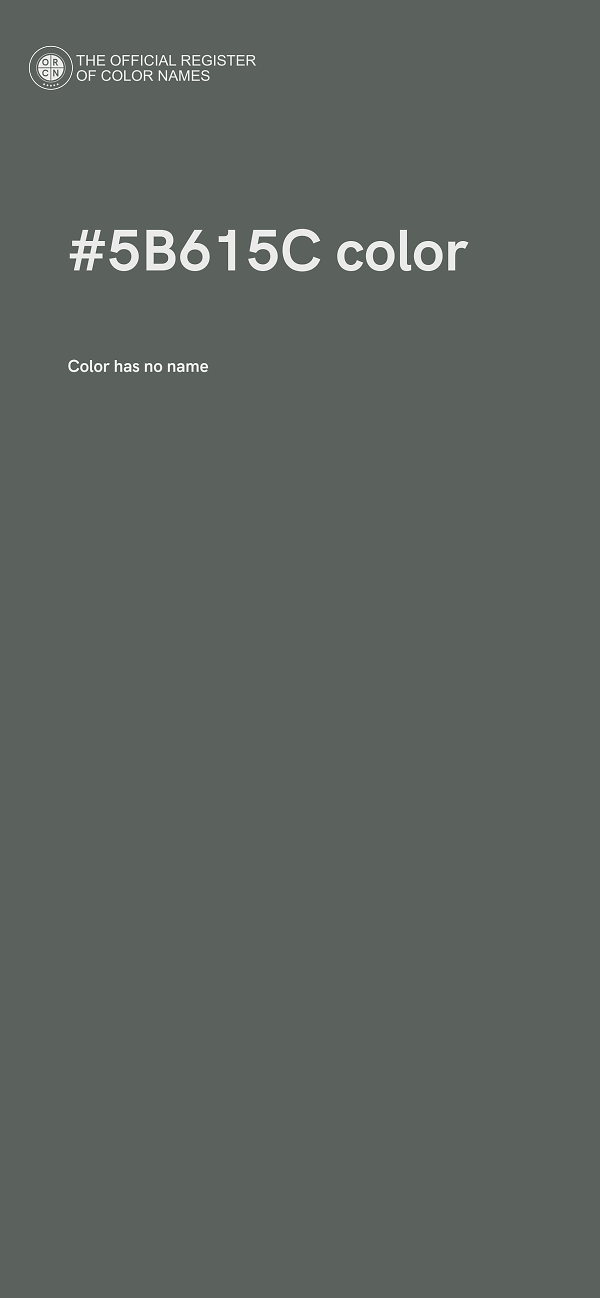 #5B615C color image