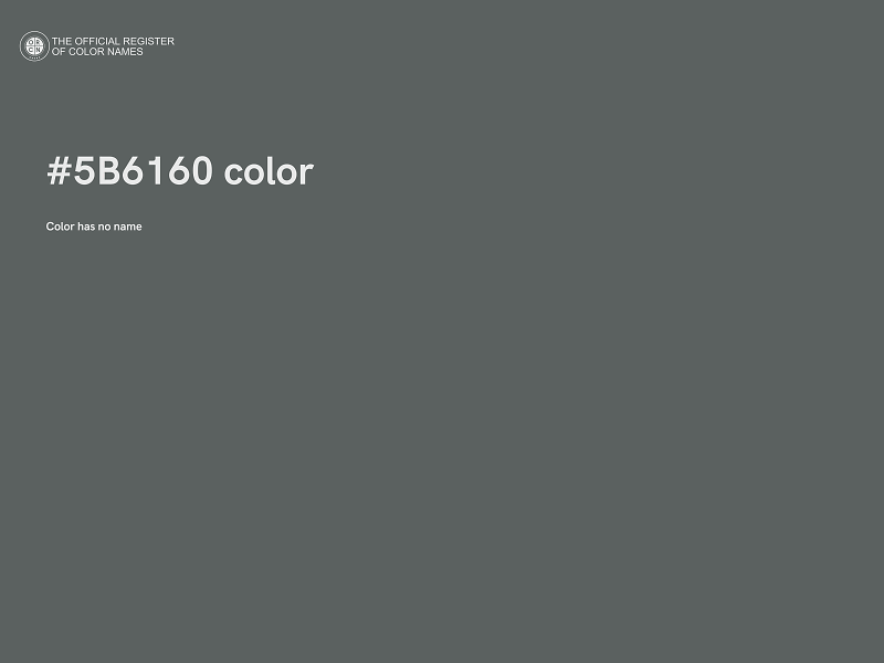 #5B6160 color image