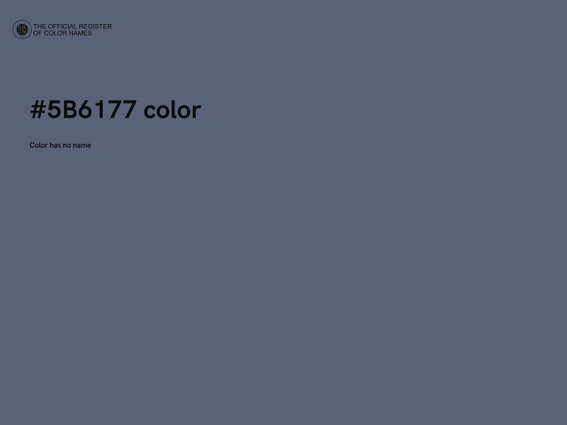 #5B6177 color image