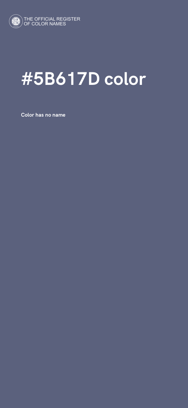 #5B617D color image
