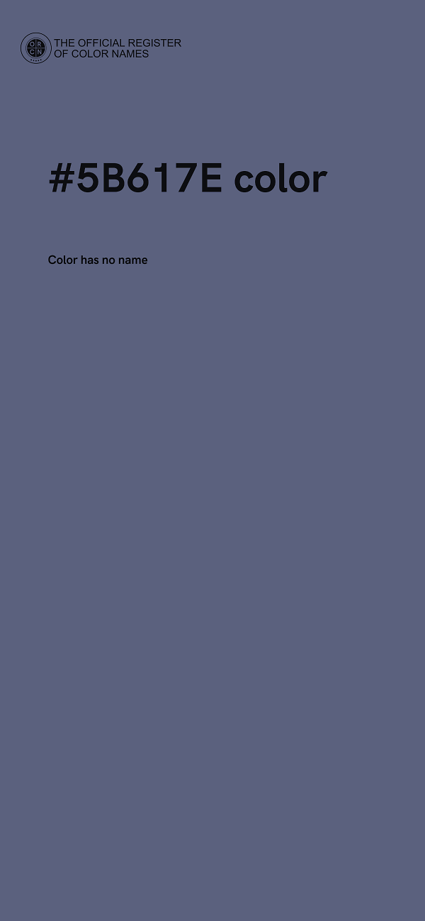 #5B617E color image