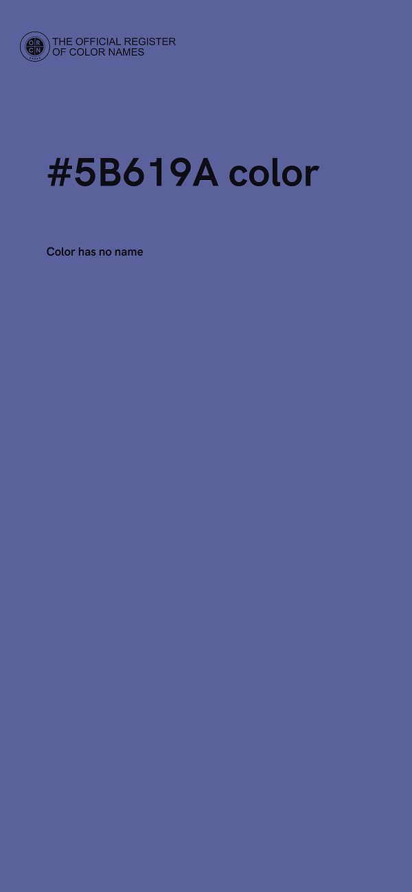#5B619A color image
