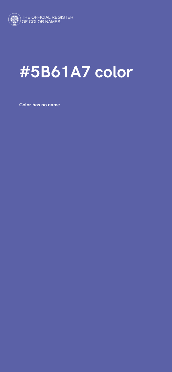 #5B61A7 color image