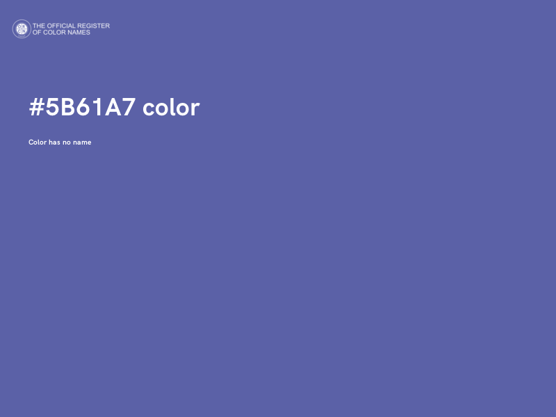 #5B61A7 color image