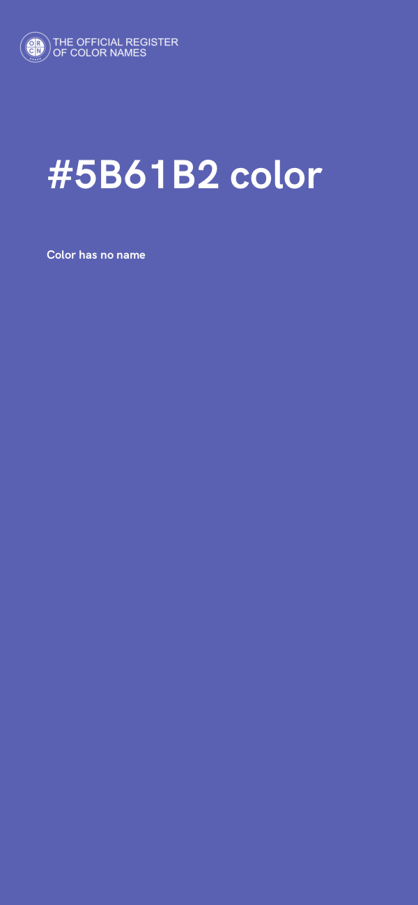 #5B61B2 color image