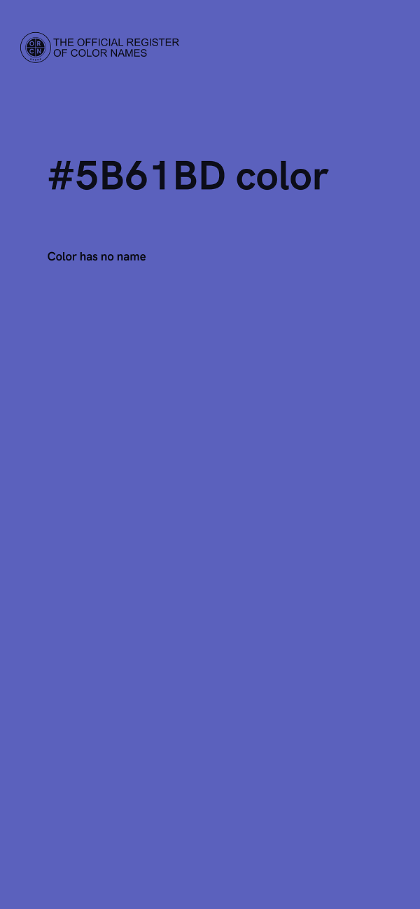 #5B61BD color image