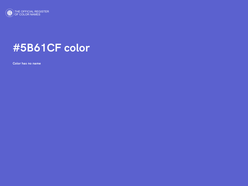 #5B61CF color image