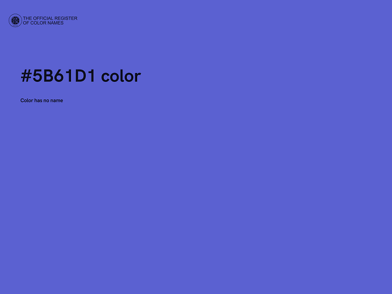 #5B61D1 color image