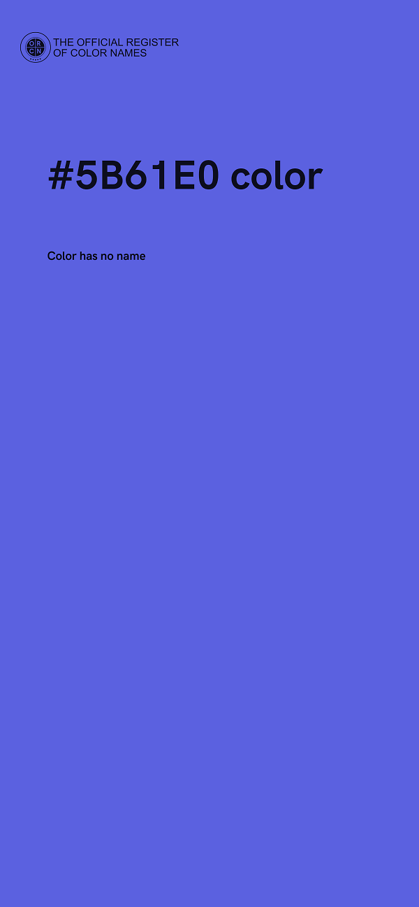#5B61E0 color image