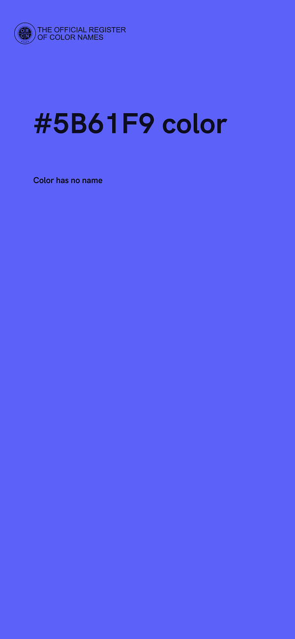 #5B61F9 color image