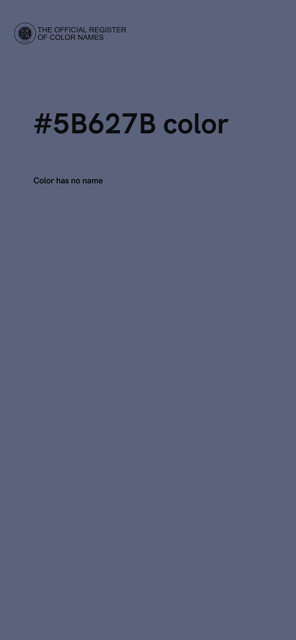 #5B627B color image