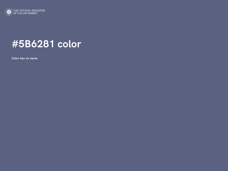 #5B6281 color image