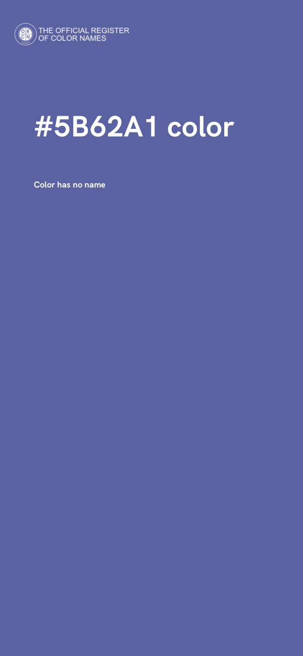 #5B62A1 color image