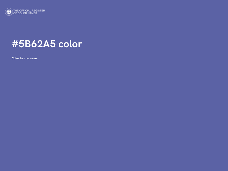 #5B62A5 color image