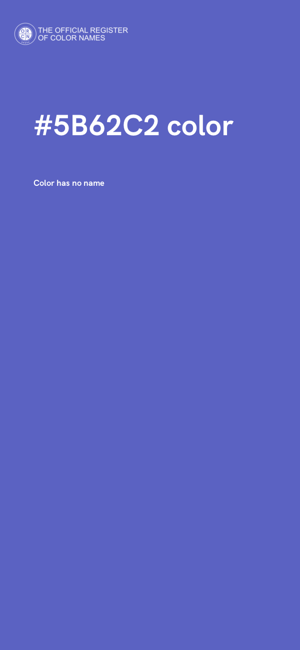 #5B62C2 color image