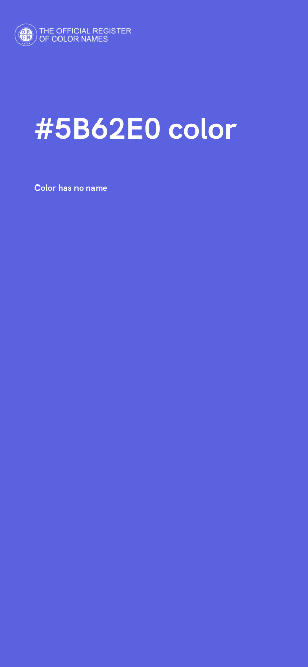 #5B62E0 color image