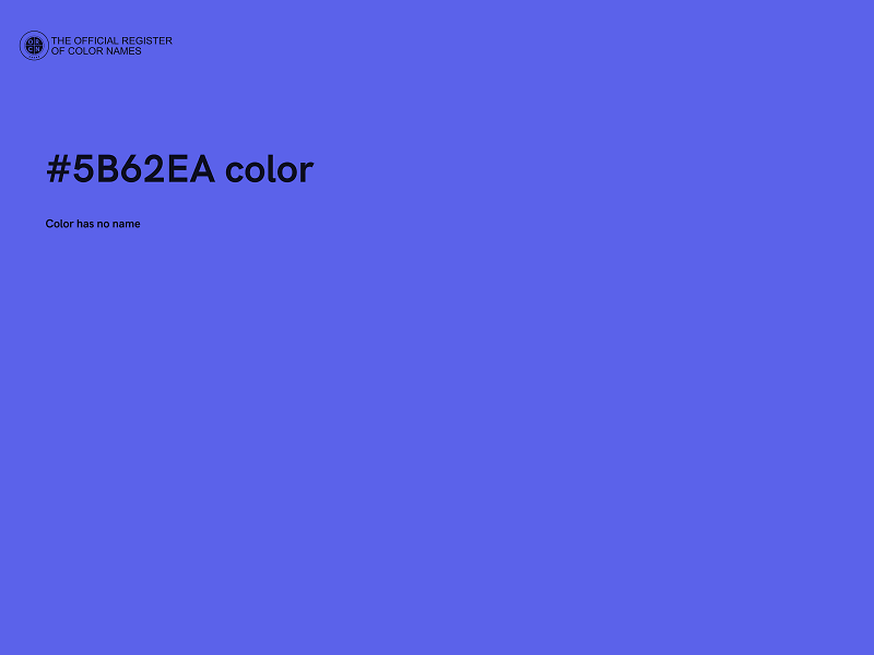 #5B62EA color image