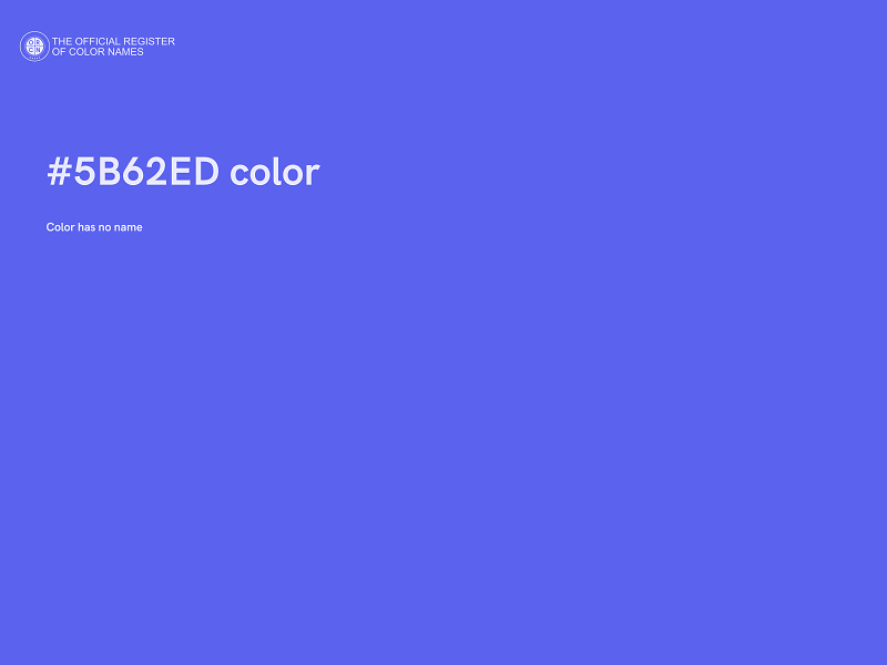 #5B62ED color image