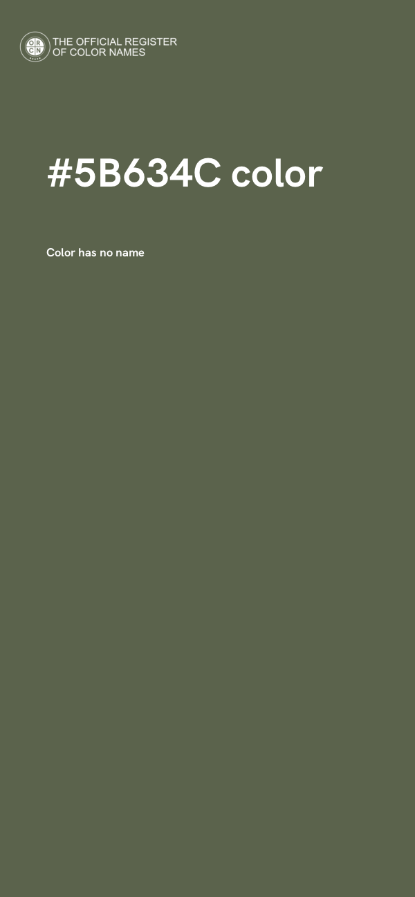 #5B634C color image