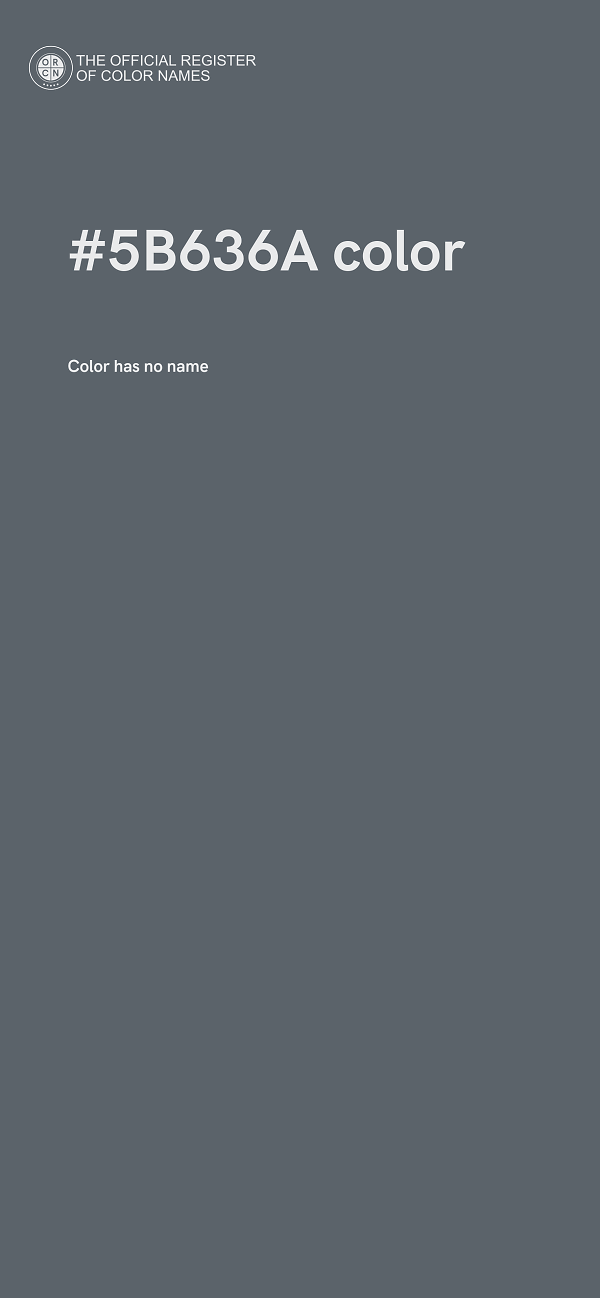 #5B636A color image