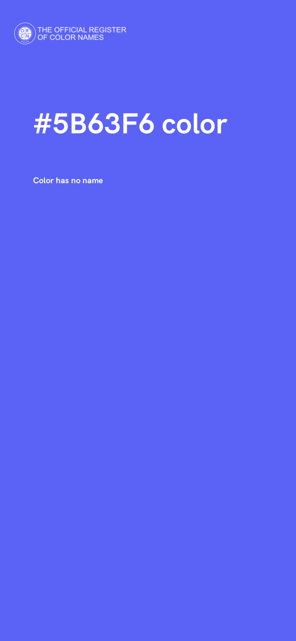 #5B63F6 color image