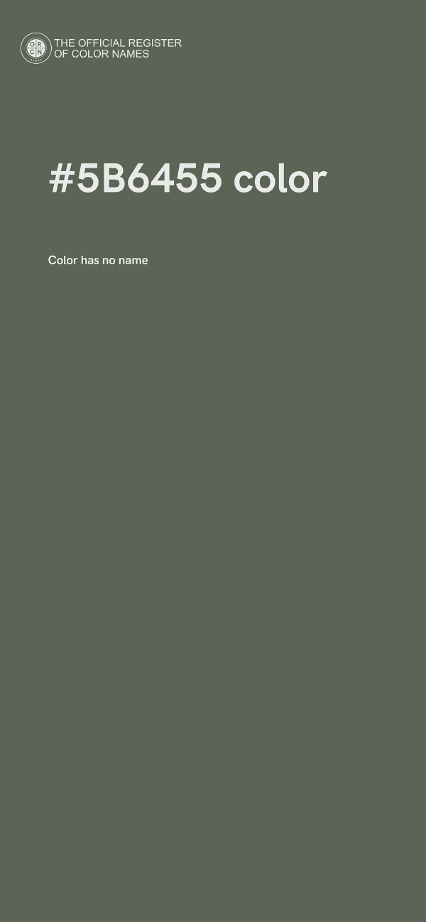#5B6455 color image