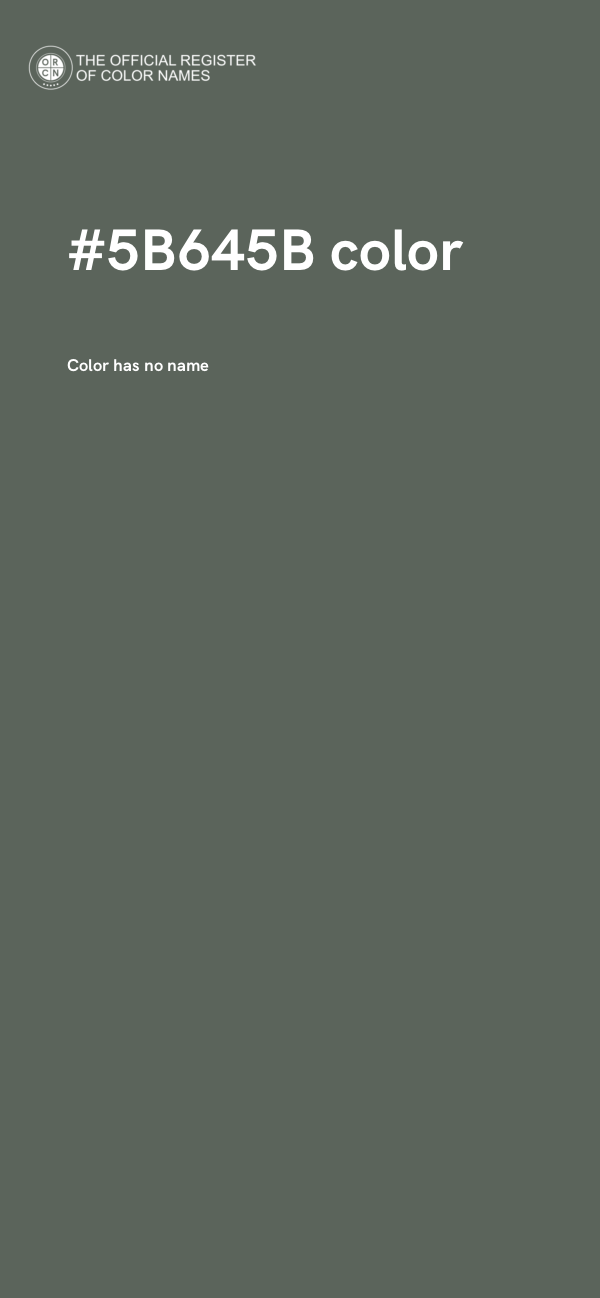 #5B645B color image