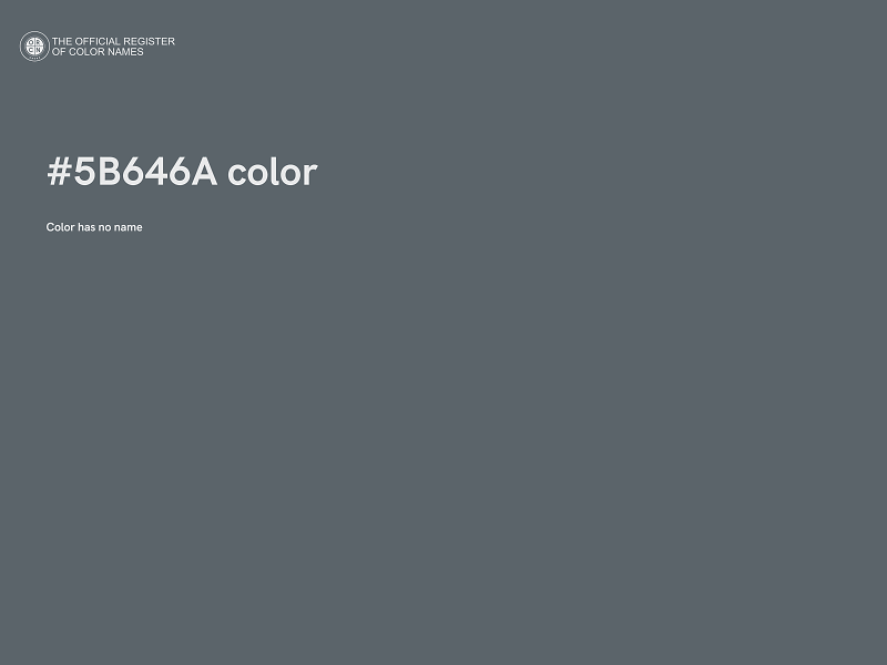 #5B646A color image