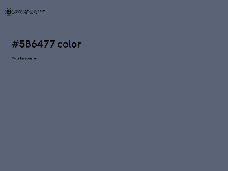 #5B6477 color image