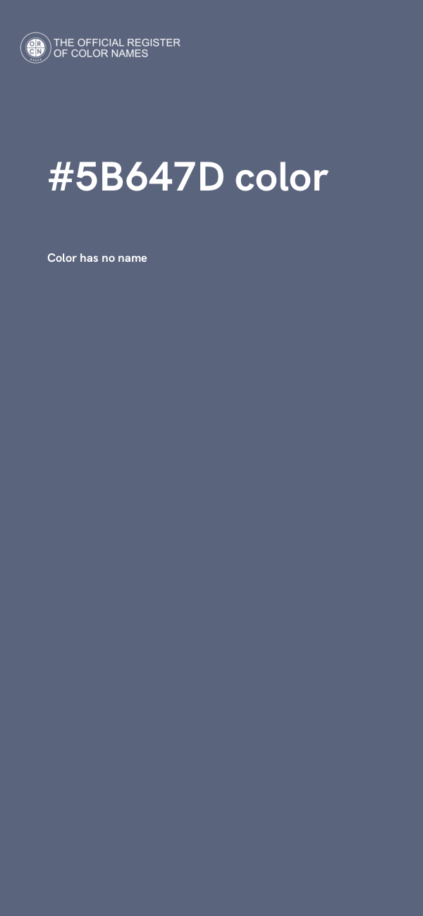 #5B647D color image