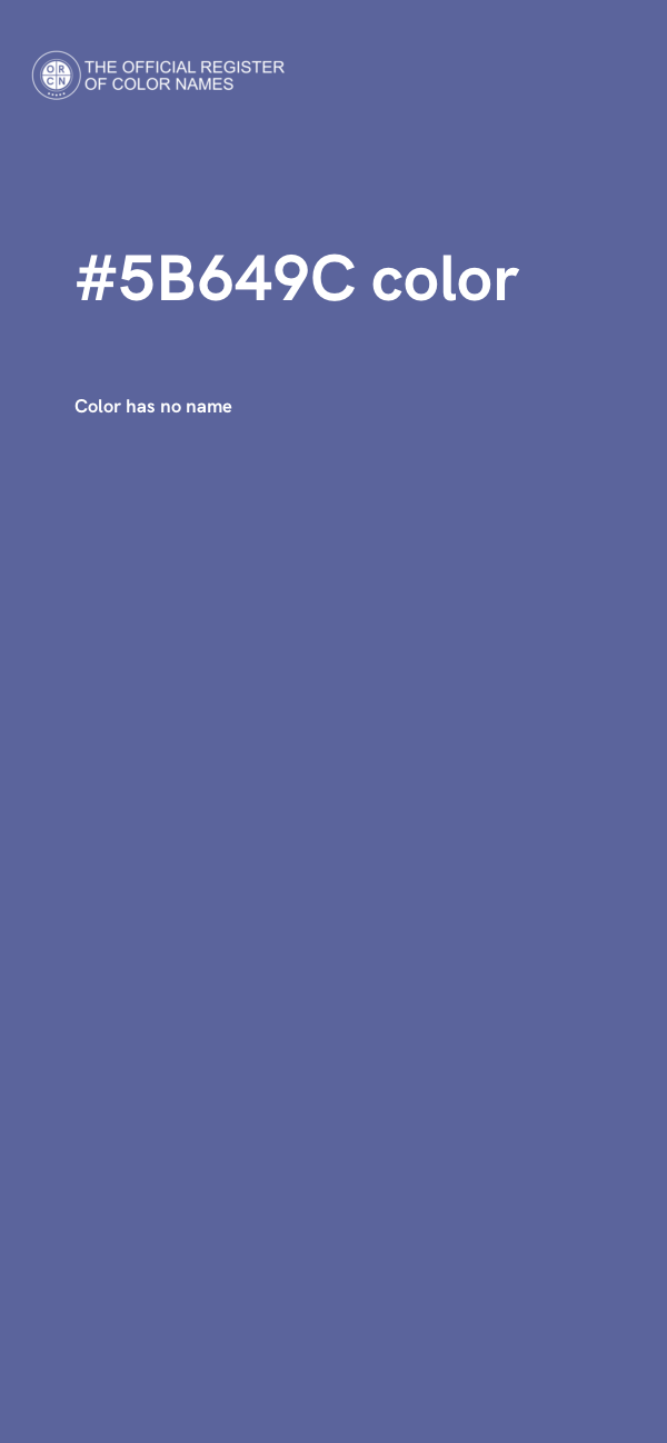 #5B649C color image