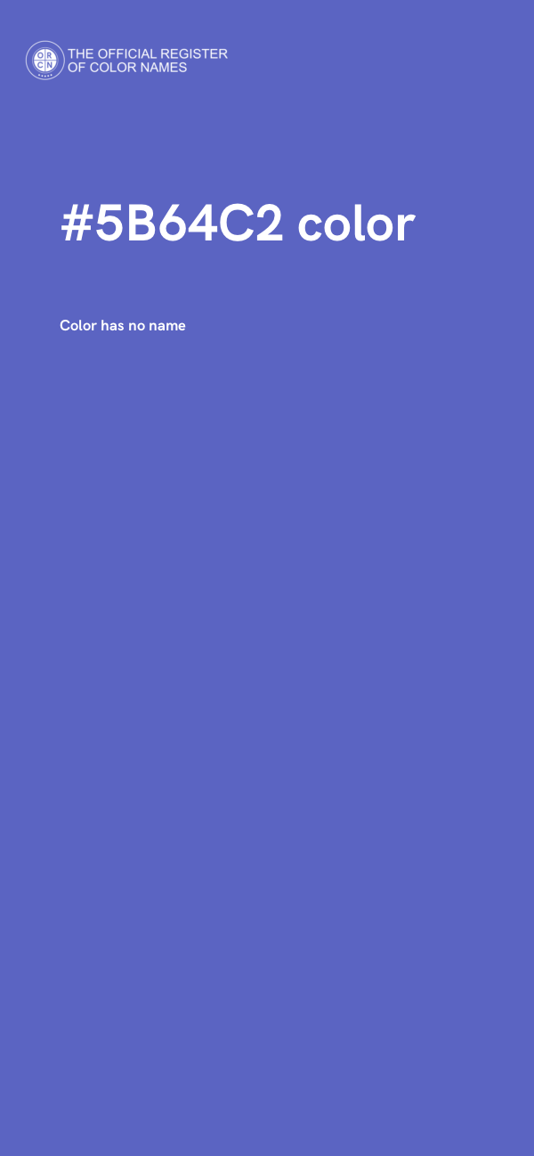 #5B64C2 color image
