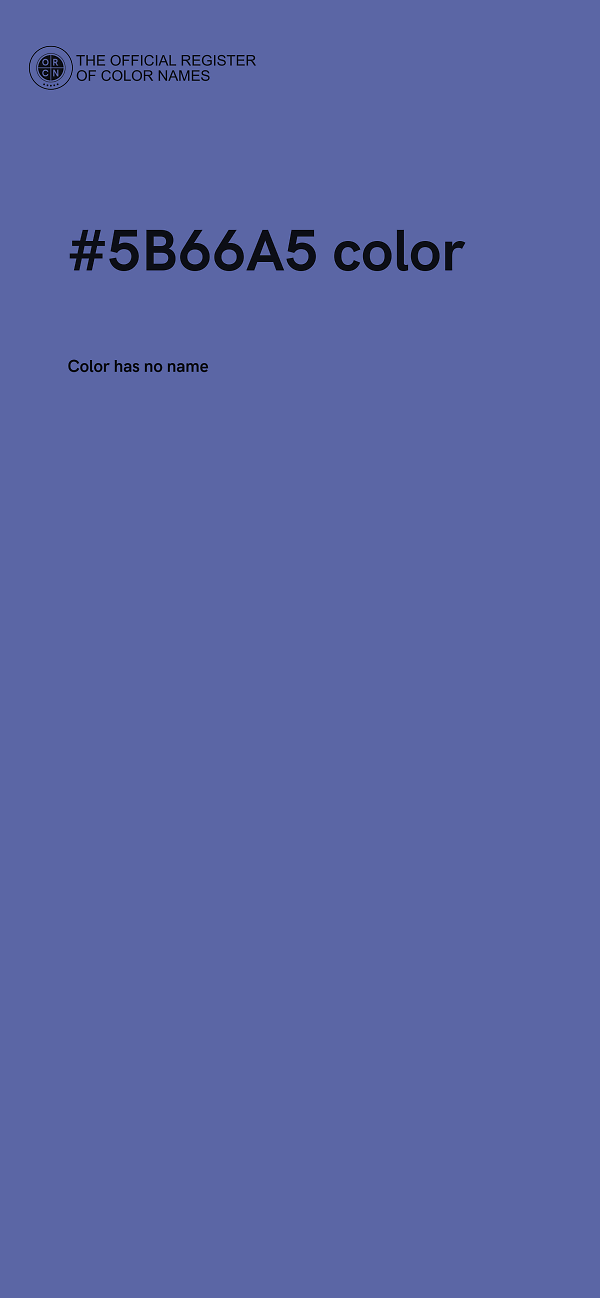 #5B66A5 color image