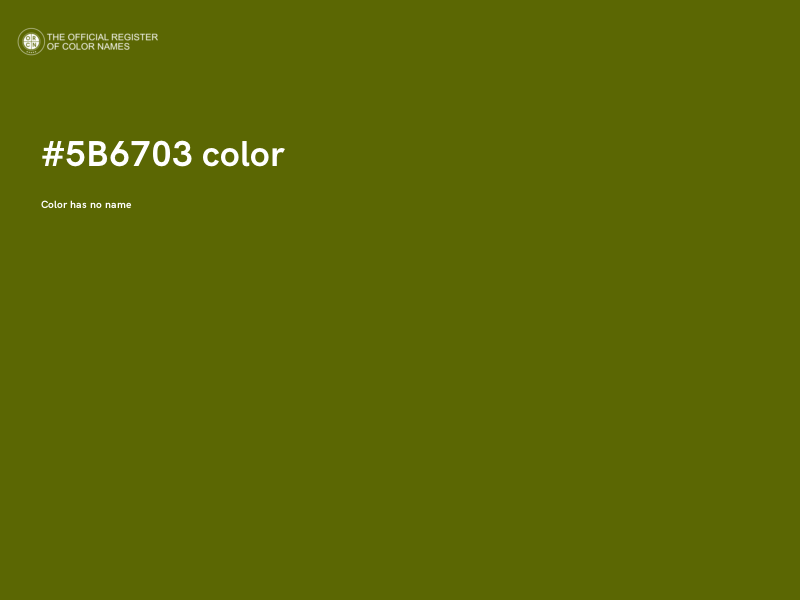#5B6703 color image