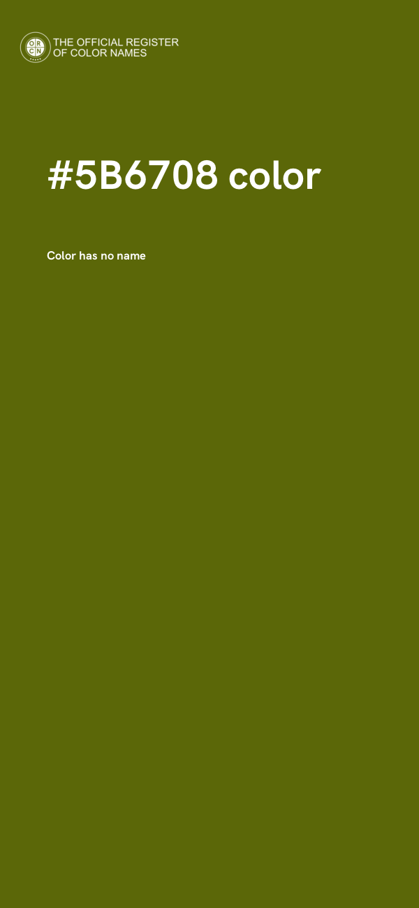 #5B6708 color image