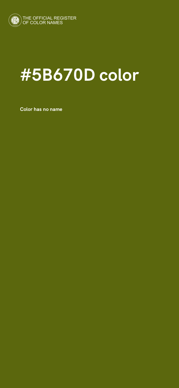 #5B670D color image
