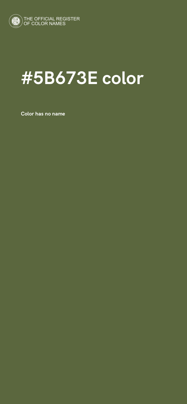 #5B673E color image