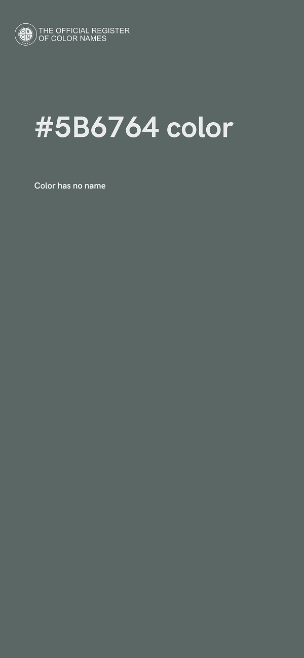 #5B6764 color image
