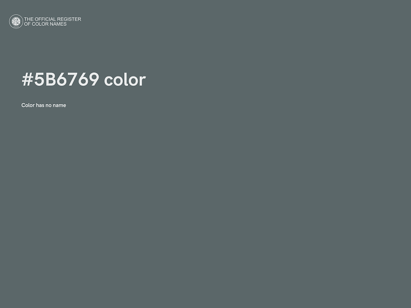 #5B6769 color image