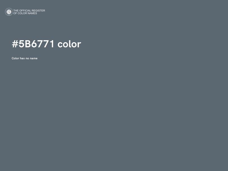 #5B6771 color image